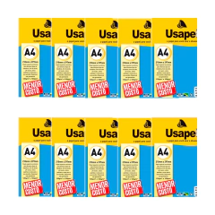 PAPEL COLOR A4 180G C/ 50 FOLHAS AZUL 10UN- USAPEL - comprar online