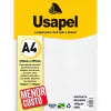 PAPEL GOFFRATA A4 180G C/ 50 FOLHAS BRANCO 10UN - USAPEL