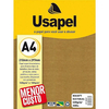 PAPEL KRAFT NATURAL A4 120G 50 FOLHAS 10UN -USAPEL