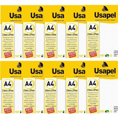 PAPEL LINHO A4 180G 50 FOLHAS BRANCO 10UN - USAPEL - comprar online