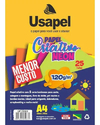 PAPEL CRIATIVO 120G KIT NEON E COLORIDO A4 - USAPEL - comprar online