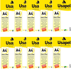 PAPEL TELADO A4 180G C/ 50 FOLHAS BRANCO 10UN - USAPEL - comprar online
