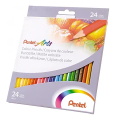 LÁPIS DE COR 24 CORES PENTEL ARTS TRADICIONAL - comprar online