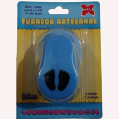 FURADOR ARTESANAL DE E.V.A 25CM PEZINHOS MAKE+