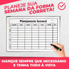QUADRO BRANCO PLANEJAMENTO SEMANA 60X40 ALUMINIO -SOUZA - Mei-Mei Papelaria - Sempre Presente com Você