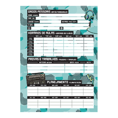 Imagem do CADERNO UNIVERSITARIO HIP HOP 10X1 200F SORTIDO - JANDAIA