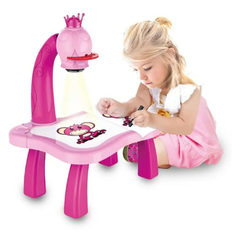 MESA PROJETORA PLAY E LEARN ROSA- MULTIKIDS - Mei-Mei Papelaria - Sempre Presente com Você