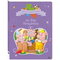LIVRO CLASSICOS EM QUEBRA-CABECAS OS TRES PORQUINHOS - TODOLIVRO