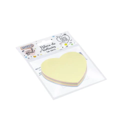 POST IT RECADO ADESIVO CORAÇÃO 70MM X 70MM - BRW - comprar online