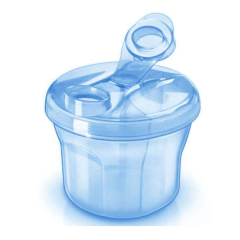 POTE PARA LEITE EM PÓ COM DIVISORIAS AZUL - BUBA na internet