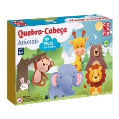 BRINQUEDO QUEBRA CABECA 9PCS ANIMAIS - COLUNA