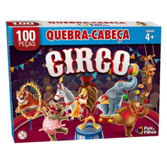 QUEBRA CABECA 100 PECAS CIRCO PREMIUM - PAIS E FILHOS