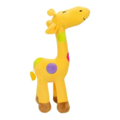 BRINQUEDO GIRAFA DE PELUCIA AMARELA - FOFY - loja online