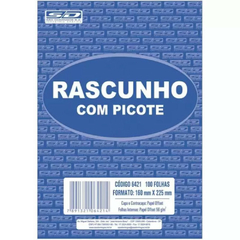 RASCUNHO COM PICOTE 100F 1UN - SAO DOMINGOS