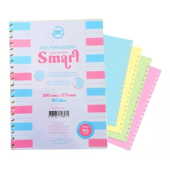 REFIL PARA CADERNO UNIVERSITÁRIO SMART 48 FOLHAS 90G - DAC