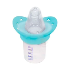 DOSADOR DE REMEDIO PARA BEBE COM MILIMETROS AZUL/ROSA - BUBA