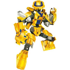 BLOCOS DE MONTAR ROBO GUERREIRO YELLOW ARMOR 57 PÇS - XALINGO - comprar online