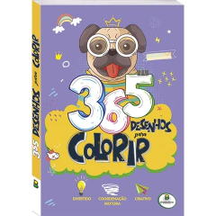 LIVRO 365 DESENHOS PARA COLORIR (ROXO) - TODOLIVRO