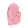 MOCHILA ROSA NOTEBOOK CRINKLE COM CHAVEIRO - UP4YOU na internet