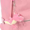MOCHILA ROSA NOTEBOOK CRINKLE COM CHAVEIRO - UP4YOU - loja online