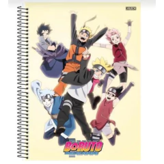 CADERNO BORUTO COM 80 FOLHAS - SAO DOMINGOS - Mei-Mei Papelaria - Sempre Presente com Você