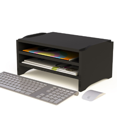 SUPORTE TRIPLO PRETO PARA MONITOR - STALO - comprar online