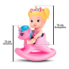 BONECA BEBÊ LITTLE DOLLS BALANCINHO UNICORNIO - DIVERTOYS - comprar online
