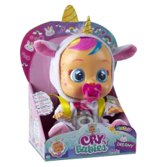 BONECA BEBÊ UNICÓRNIO CRY BABIES DREAMY COM SOM - MULTIKIDS na internet