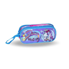 KIT MOCHILA ESTOJO LANCHEIRA UNICORNIO - CLIO - loja online