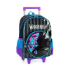 KIT MOCHILA RODINHA LANCHEIRA ESTOJO AZUL WANDINHA - LUXCEL - comprar online