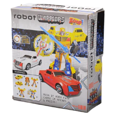 COLEÇÃO ROBOT WARRIORS ROBÔ X CARRO CORES SORTIDAS ZOOP TOYS - Mei-Mei Papelaria - Sempre Presente com Você
