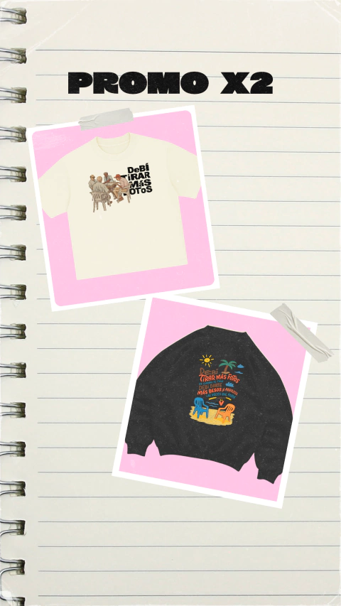 PROMO X2 BAD BUNNY - 1 BUZO + REMERA A ELECCIÓN - comprar online