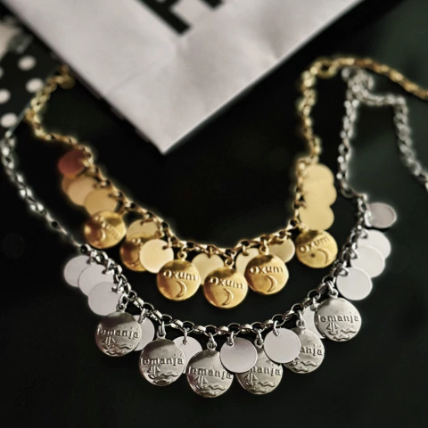 Choker Oxum e Iemanjá