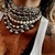 Choker/Pulseira Quadradinho na internet