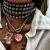 Choker Unitária Perolada Cinza