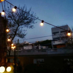 12 METROS (10 LÁMPARAS) LED OPAL CÁLIDA