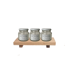 Set x 3 Especieros 250cc - Tapa Metálica