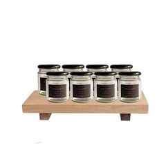 Set x 8 Especieros 200cc - Tapa Metálica
