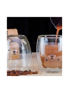 Taza Vaso Doble Vidrio 280ml Animal a Elección en internet