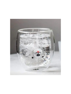 Taza Vaso Doble Vidrio 280ml Animal a Elección - tienda online