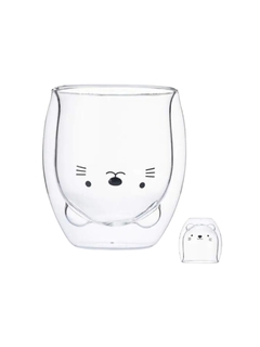 Taza Vaso Doble Vidrio 280ml Animal a Elección - comprar online
