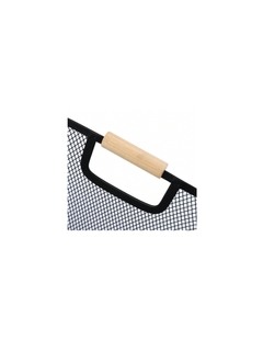 Canasto Malla Metal con Agarraderas de Bamboo en internet