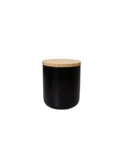 Frasco Cerámica con Tapa de Bamboo - comprar online