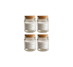 Set x 4 Especieros 200cc - Tapa Corcho