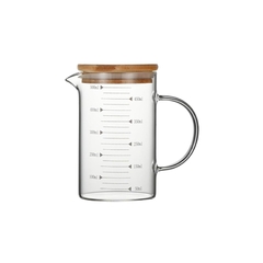 Jarra Medidora Vidrio y Bamboo 500ml en internet