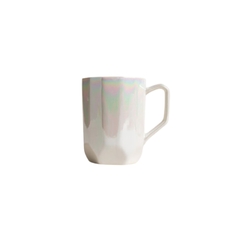 Taza Mug Porcelana Tornasol Faceteada 415ml - Casa 1879