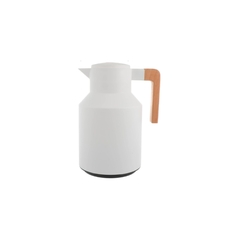 Jarra Térmica 1 Litro - Blanco / Negro - tienda online