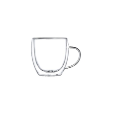 Taza Doble Vidrio con Manija - Varias Medidas - comprar online