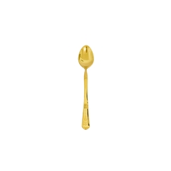 Pack 6 Cucharitas Metálicas Labradas Larga - comprar online