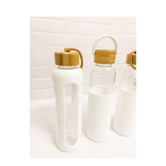 Botella Vidrio con Funda Silicona Visor 550ml - comprar online